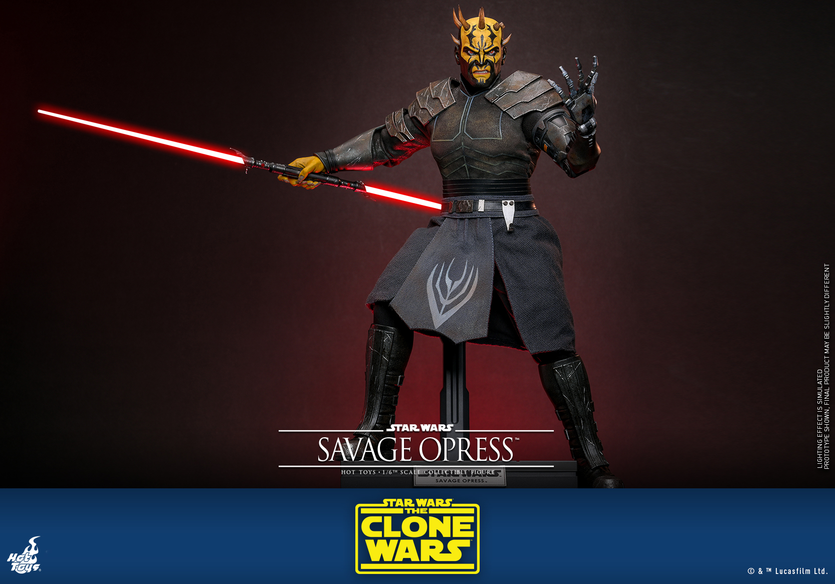 Hot Toys TMS136 Star Wars: The Clone Wars - Savage Opress