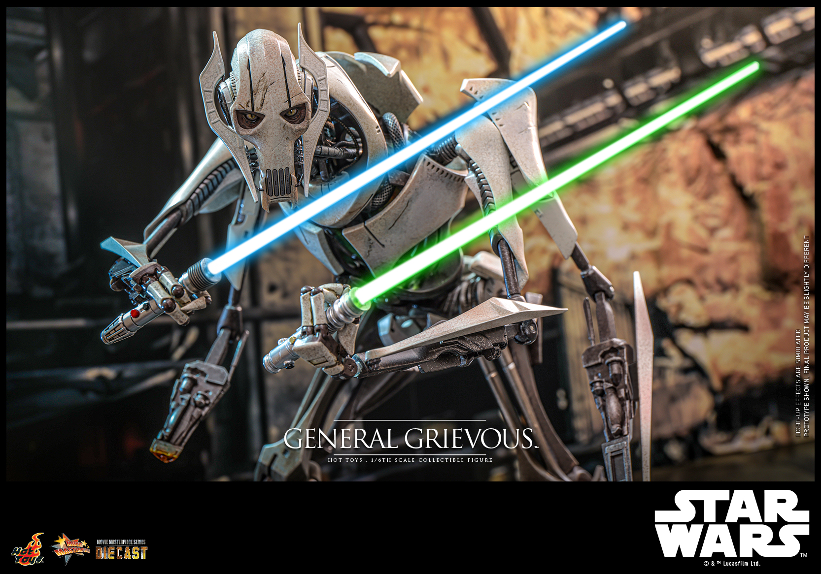 Hot Toys MMS760D67 Star Wars Episode III: Revenge of the Sith - General Grievous