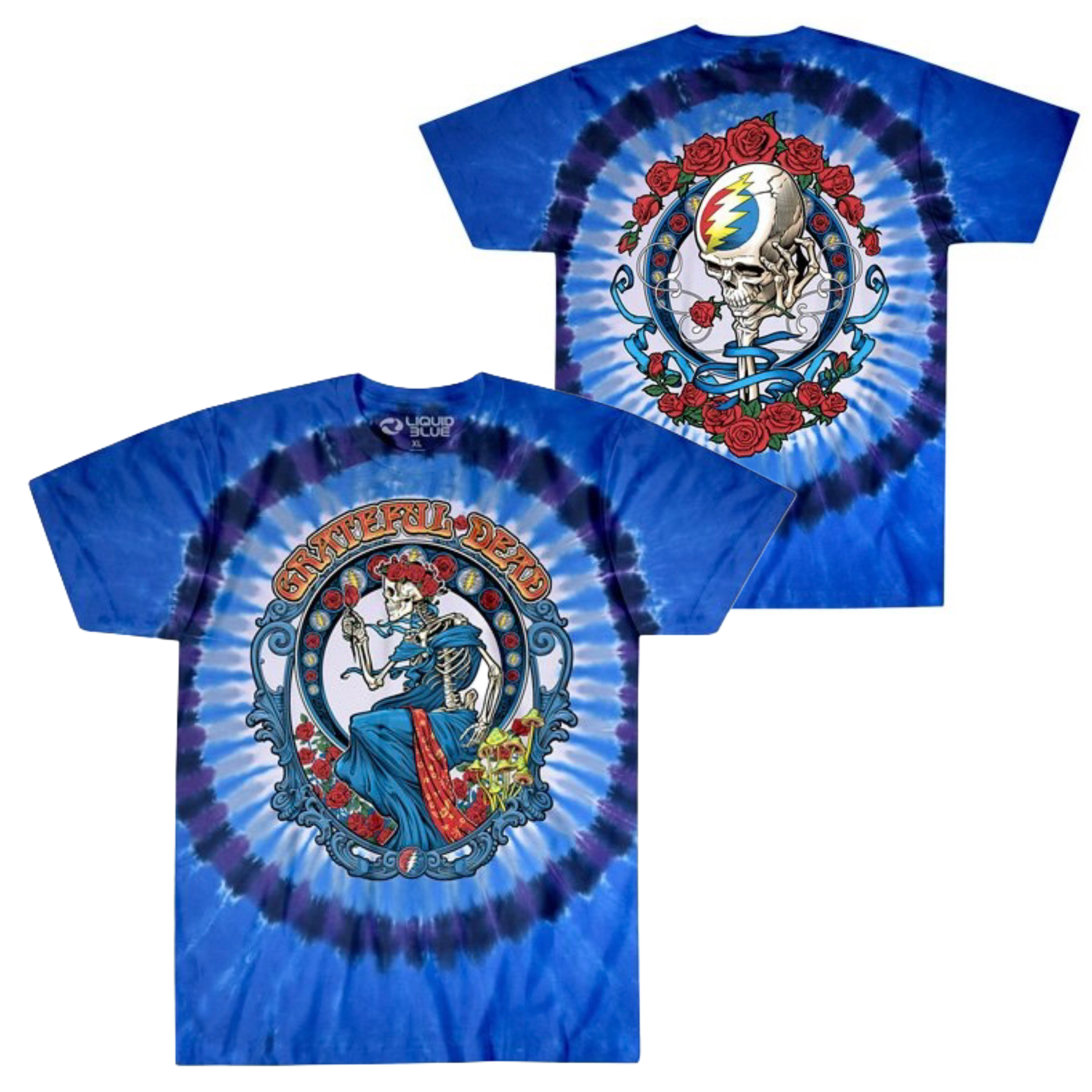 🇺🇸[PREORDER] เสื้อวง GRATEFUL DEAD T-SHIRT รวมลายสุดฮิต ลิขสิทธิ์แท้ LIQUID BLUE จาก USA