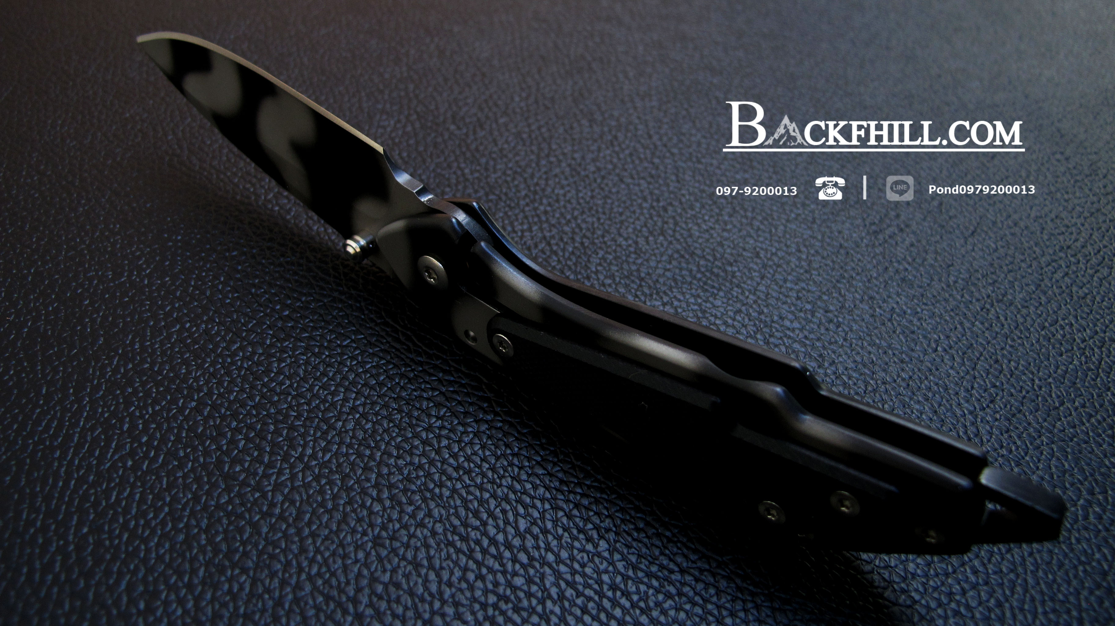 มีดพับ ENLAN Stainless Steel 8Cr13MOV ของแท้ 100 % ลายงูทะเล