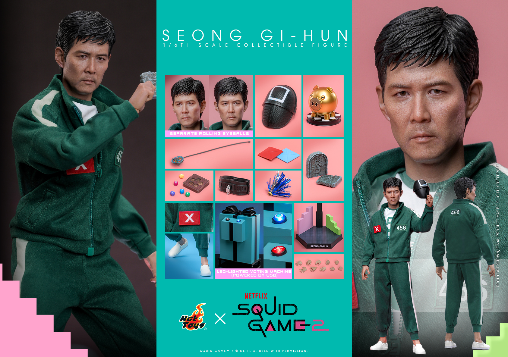 Hot Toys TMS153 Squid Game 2 - Seong Gi-hun