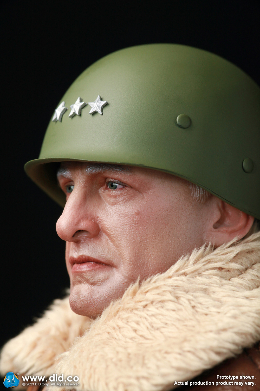 DID A80164+E60071 1/6 WWII General of the United States Army - George Smith Patton Jr.+Accessory Kit