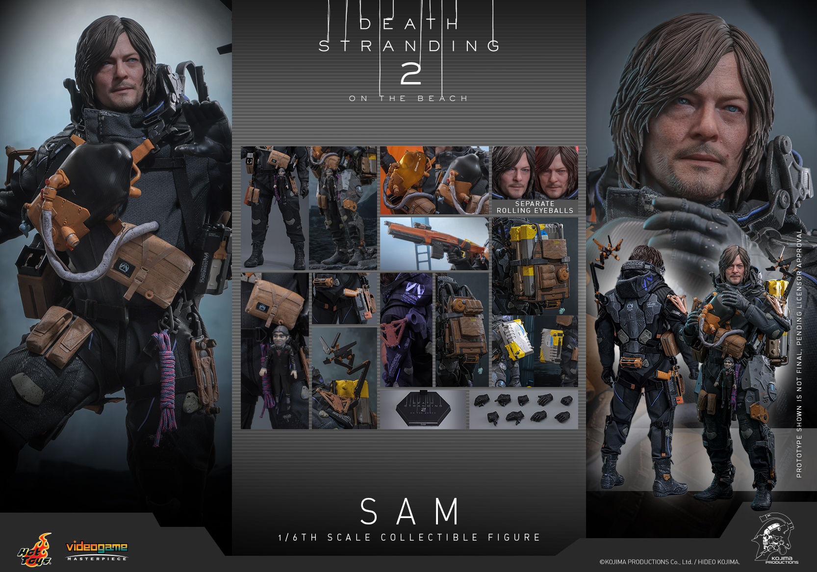 25/08/2568 Hot Toys VGM75 Death Stranding 2: On the Beach - Sam