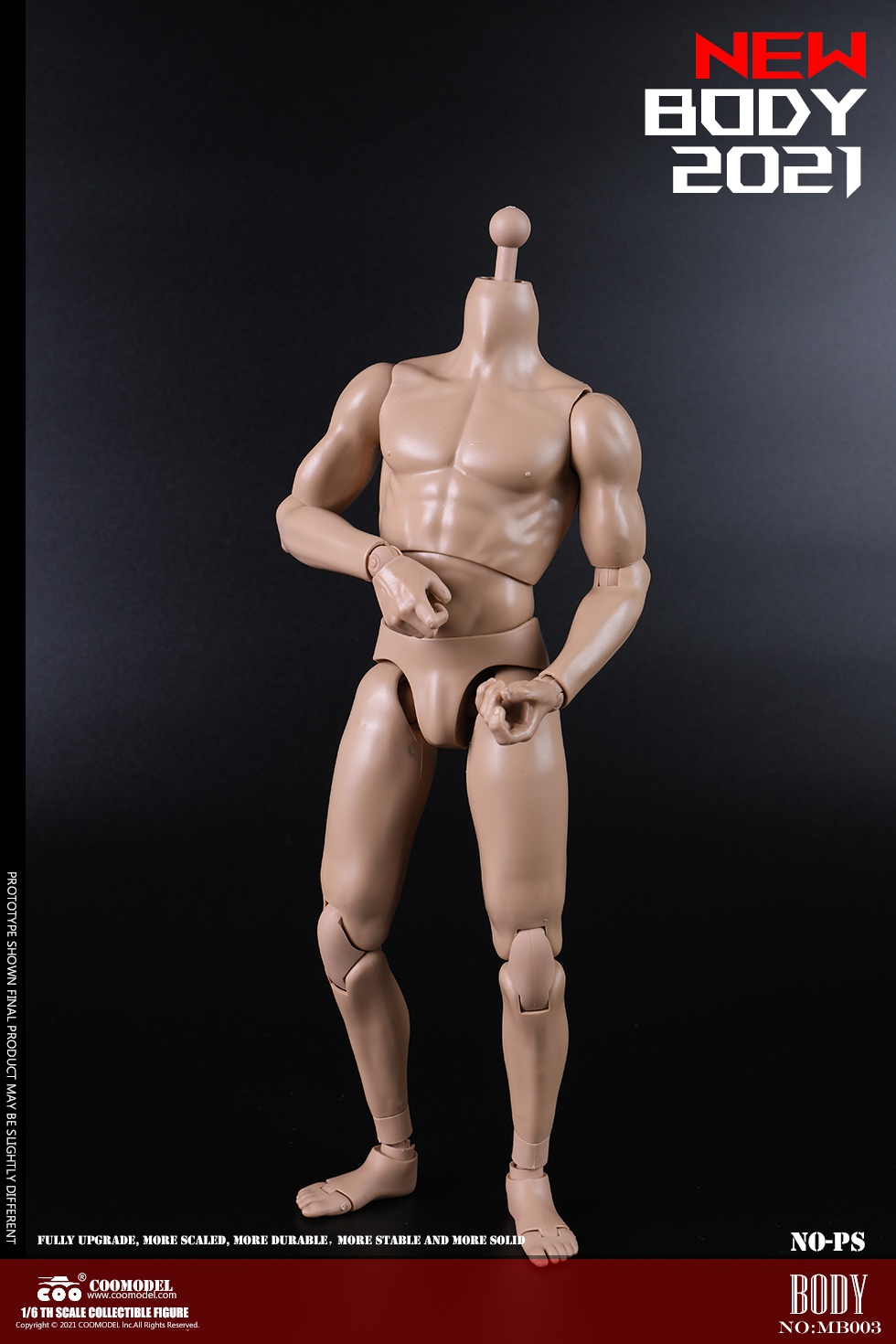 COOMODEL MB001-4 1/6 NEW TYPE MALE BODY