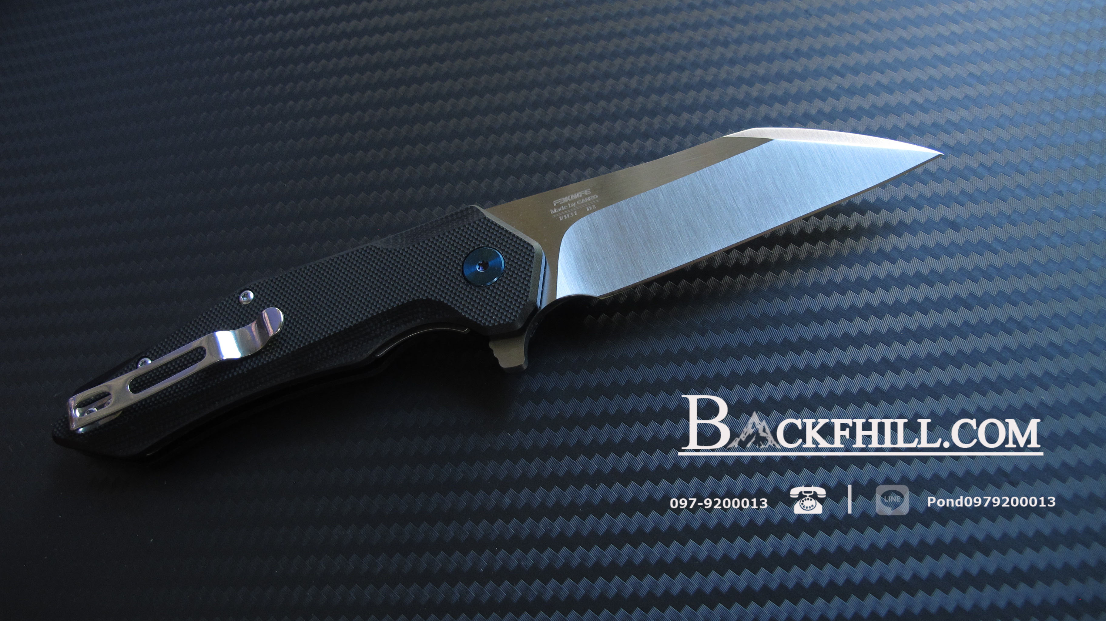 มีดพับ Ganzo กานโซ่ รุ่น FH31-BK / D2 Steel / ของแท้ 100%