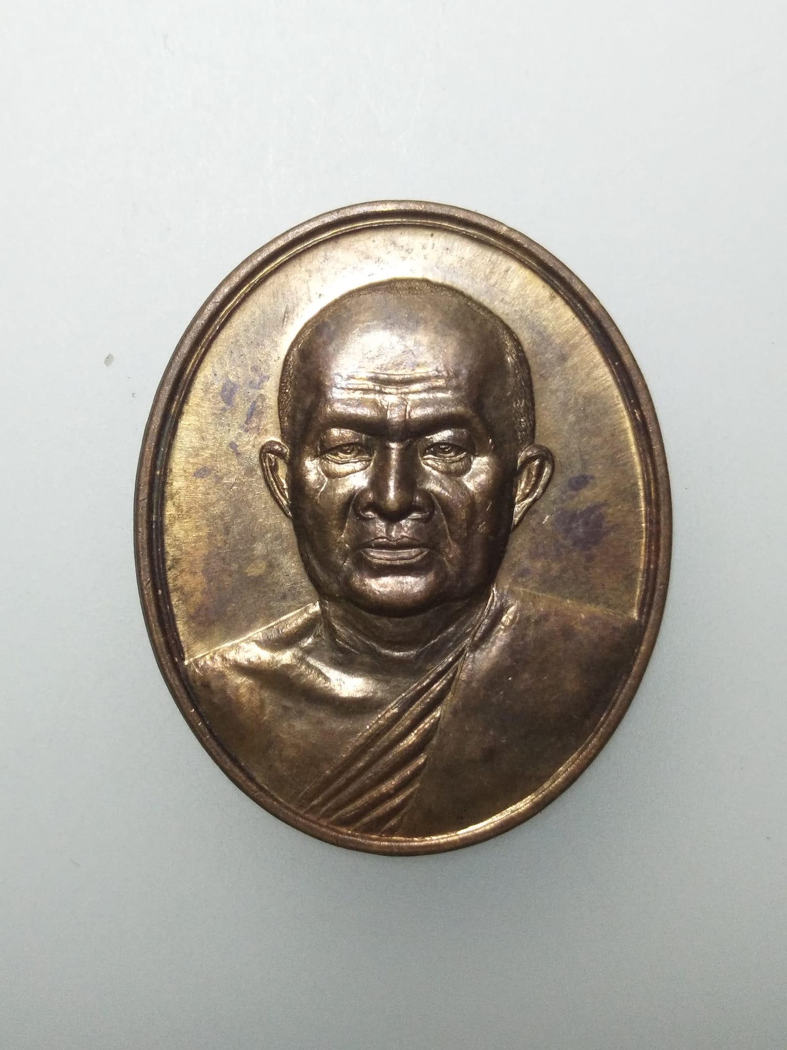 E283 เหรียญอายุวัณโณสุขังพลัง ไม่ทราบที่