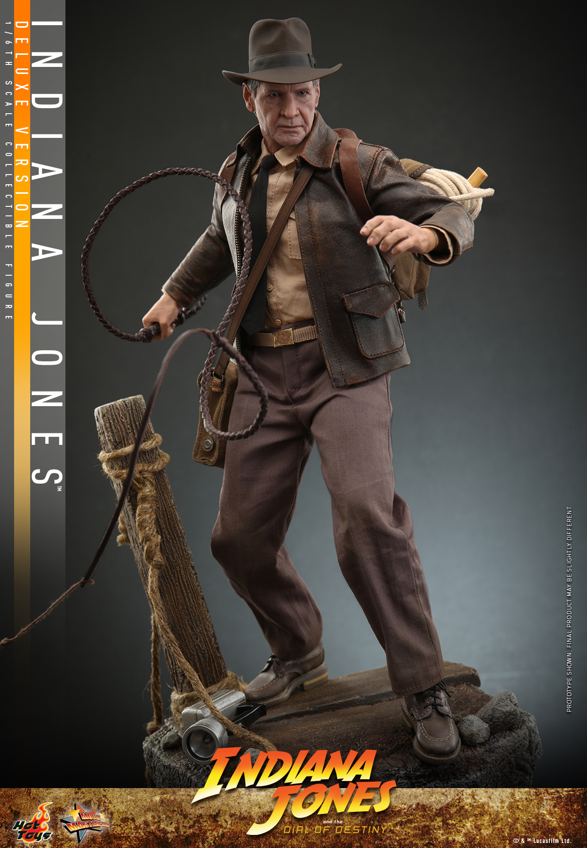 Hot Toys MMS717 1/6 Indiana Jones and the Dial of Destiny - Indiana Jones (Deluxe Version)