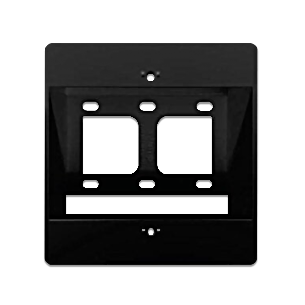 NANO กล่องลอยขอบเหลี่ยมจตุรัส ขนาด 86x86 มิล Classis series สีดำ รุ่น NANO-86B-BOX (50 ชิ้น/กล่อง)