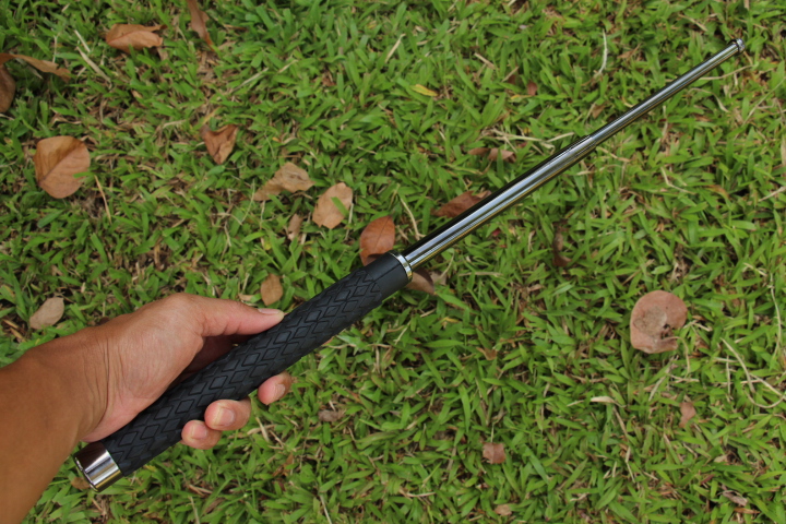 กระบองเหล็ก ดิ้วเหล็ก 3 ท่อน EAGLE Baton. ของแท้ (สีรมดำ)