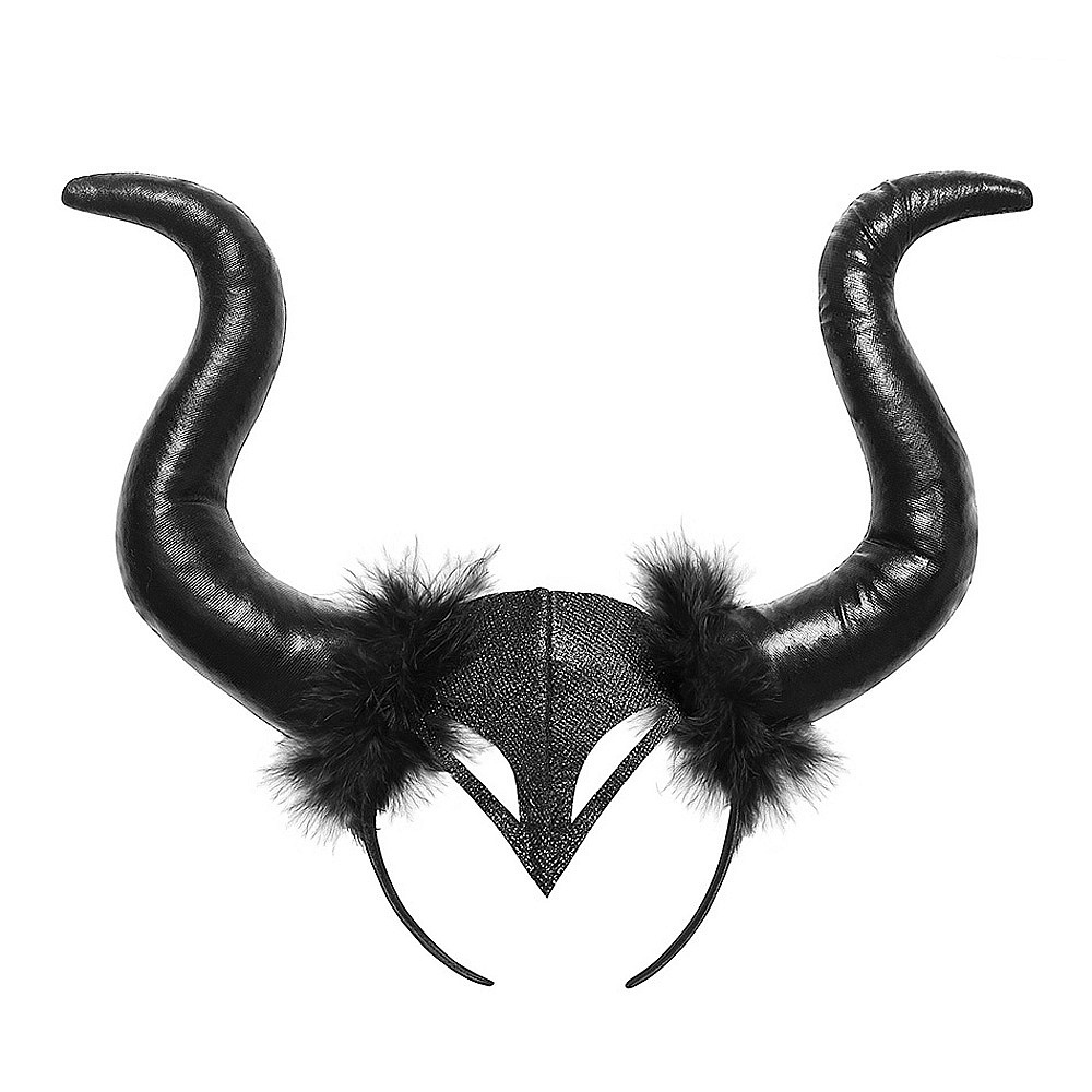 (No. 206) ที่คาดผมเข้าสีดำ Maleficent