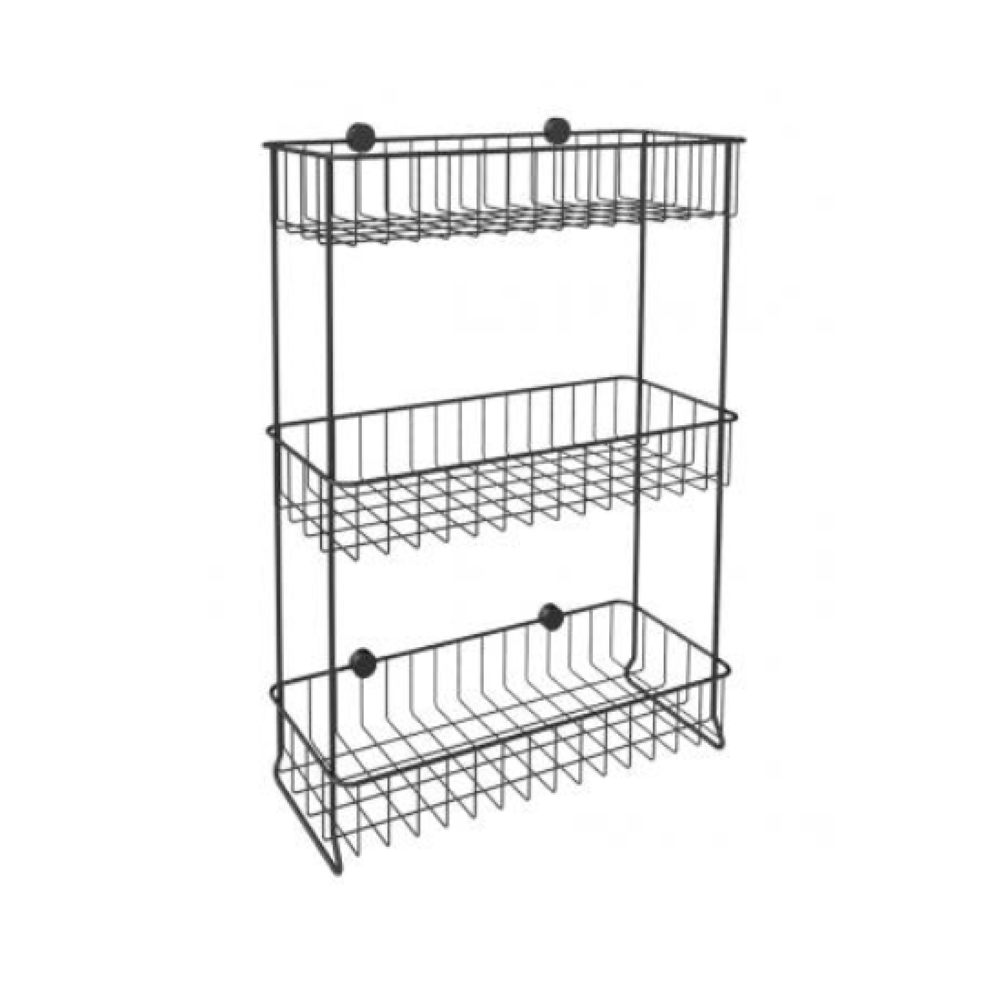 ชั้นวางของอเนกประสงค์แบบติดผนัง 3 ชั้น Darco KASSA HOME รุ่น EPY-19052 ขนาด 40 x 15 x 56 ซม. สีดำ