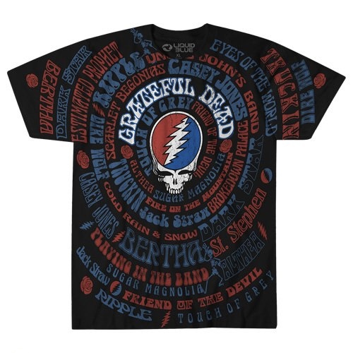 🇺🇸[PREORDER] เสื้อวง GRATEFUL DEAD T-SHIRT รวมลายสุดฮิต ลิขสิทธิ์แท้ LIQUID BLUE จาก USA