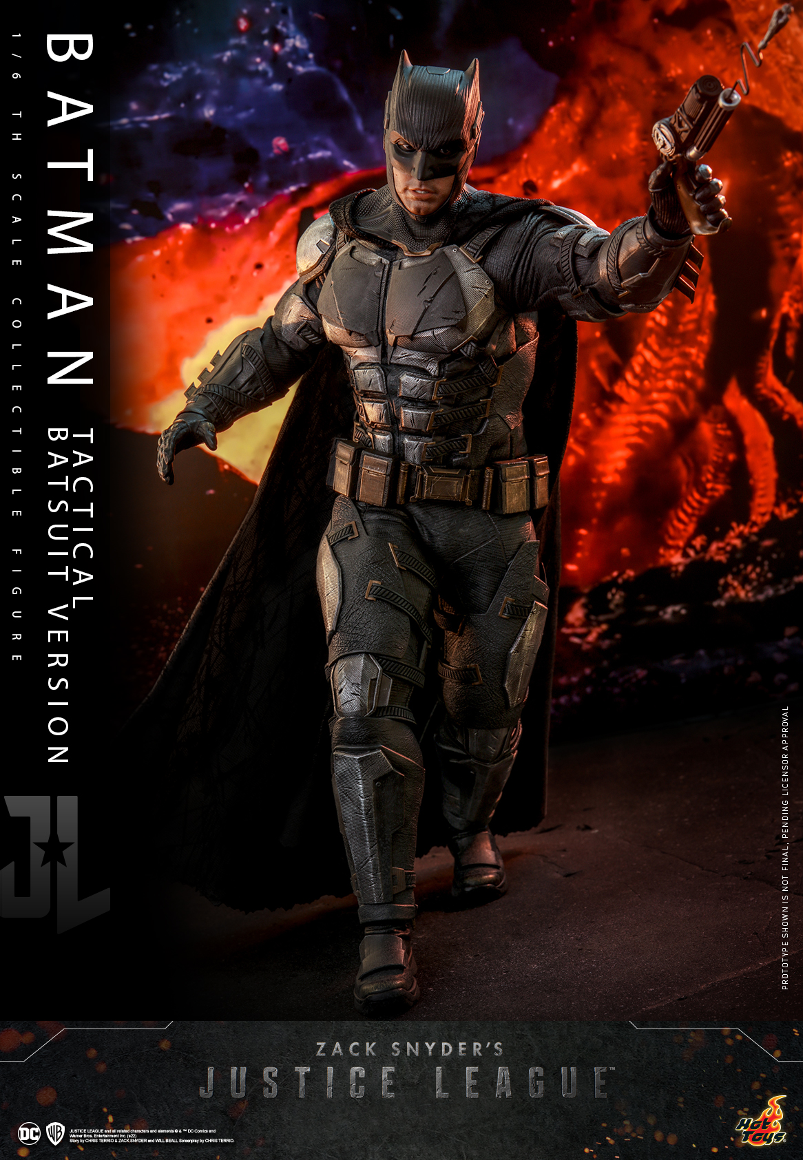 Hot Toys TMS085 1/6 Zack Snyder's Justice League - batman (Tactical Batsuit Version)