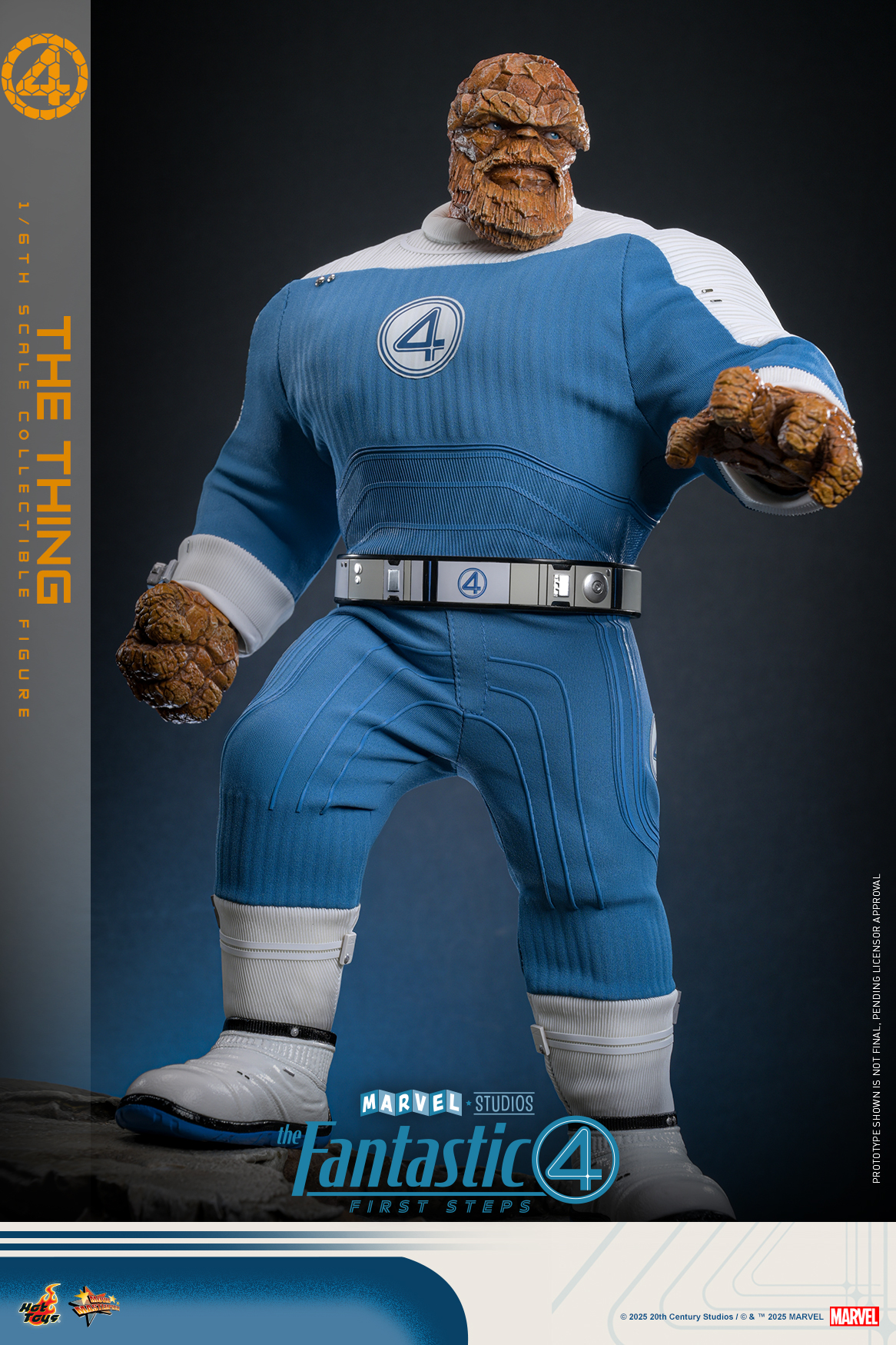 25/08/2568 Hot Toys MMS813 The Fantastic Four: First Steps - The Thing