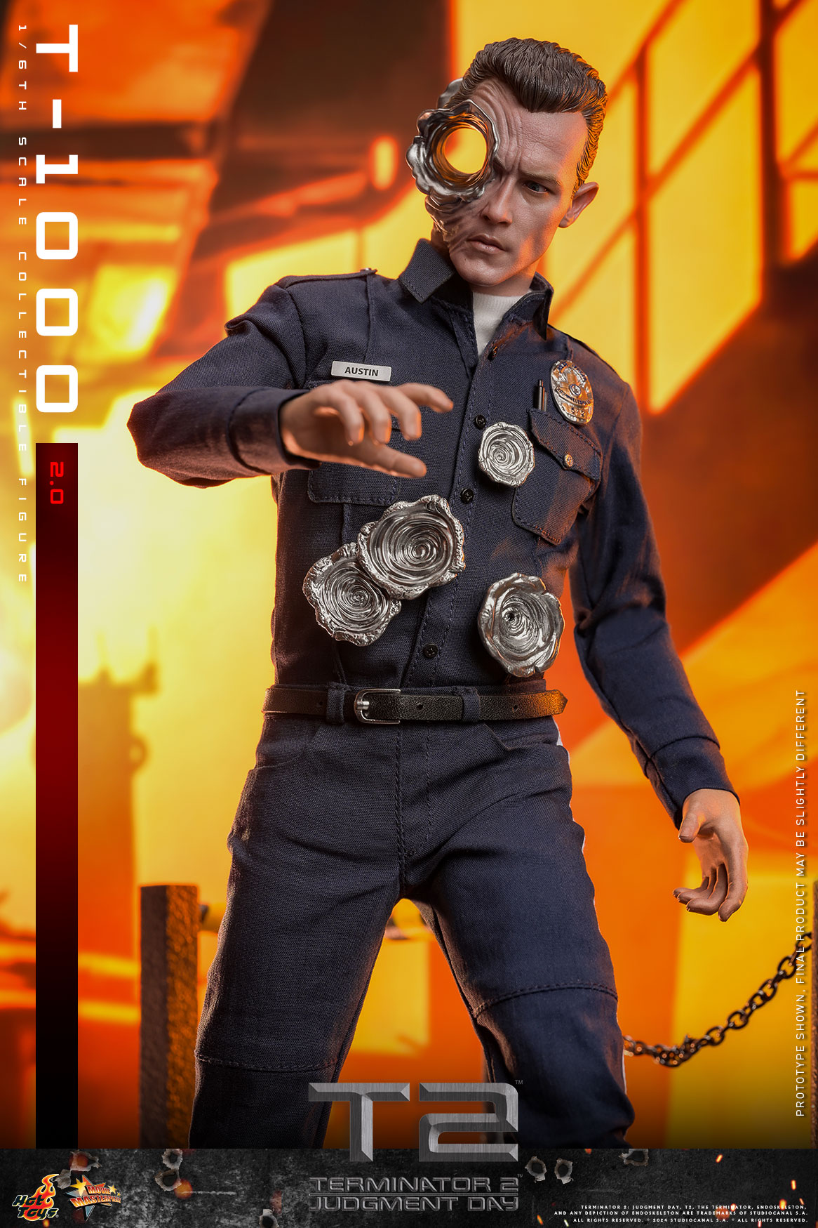Hot Toys MMS774 Terminator 2: Judgment Day - T-1000 (2.0)