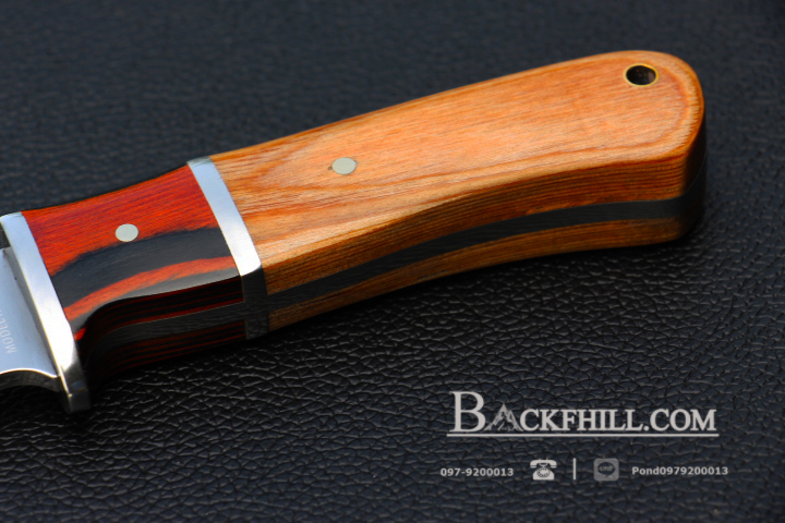 มีดใบตาย COLUMBIA รุ่น K88 ใบมีดปลายแหลม ด้ามจับไม้เนื้อแข็งอย่างดี พร้อมซองไนลอน