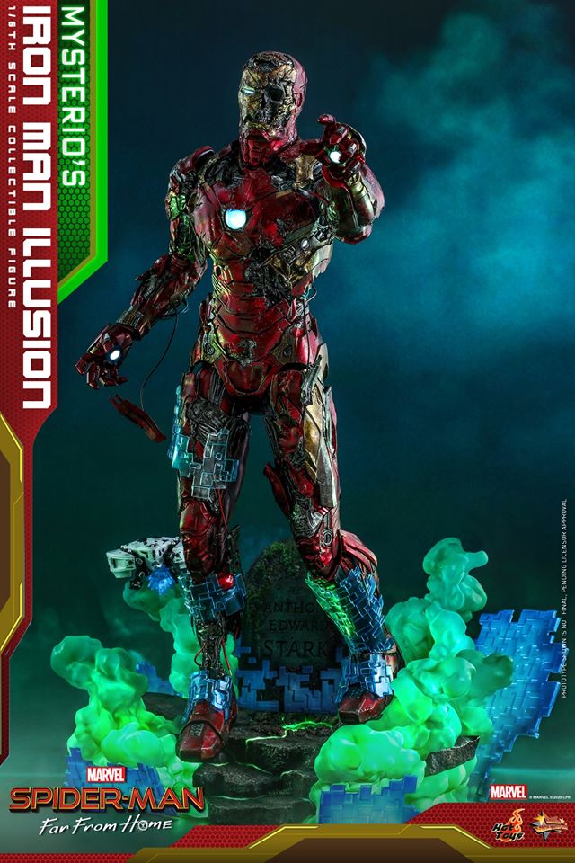 Hot Toys MMS580 Spider-Man: Far From Home - Mysterio’s Iron Man Illusion