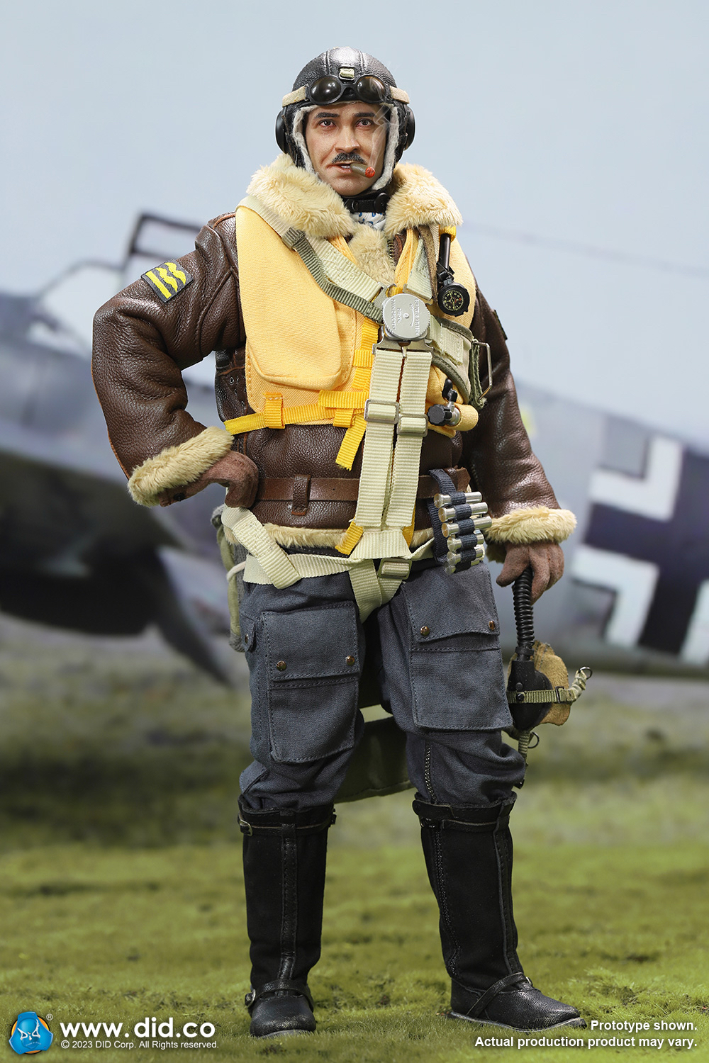 DID D80165 1/6 WWII German Luftwaffe Ace Pilot - Adolf Galland