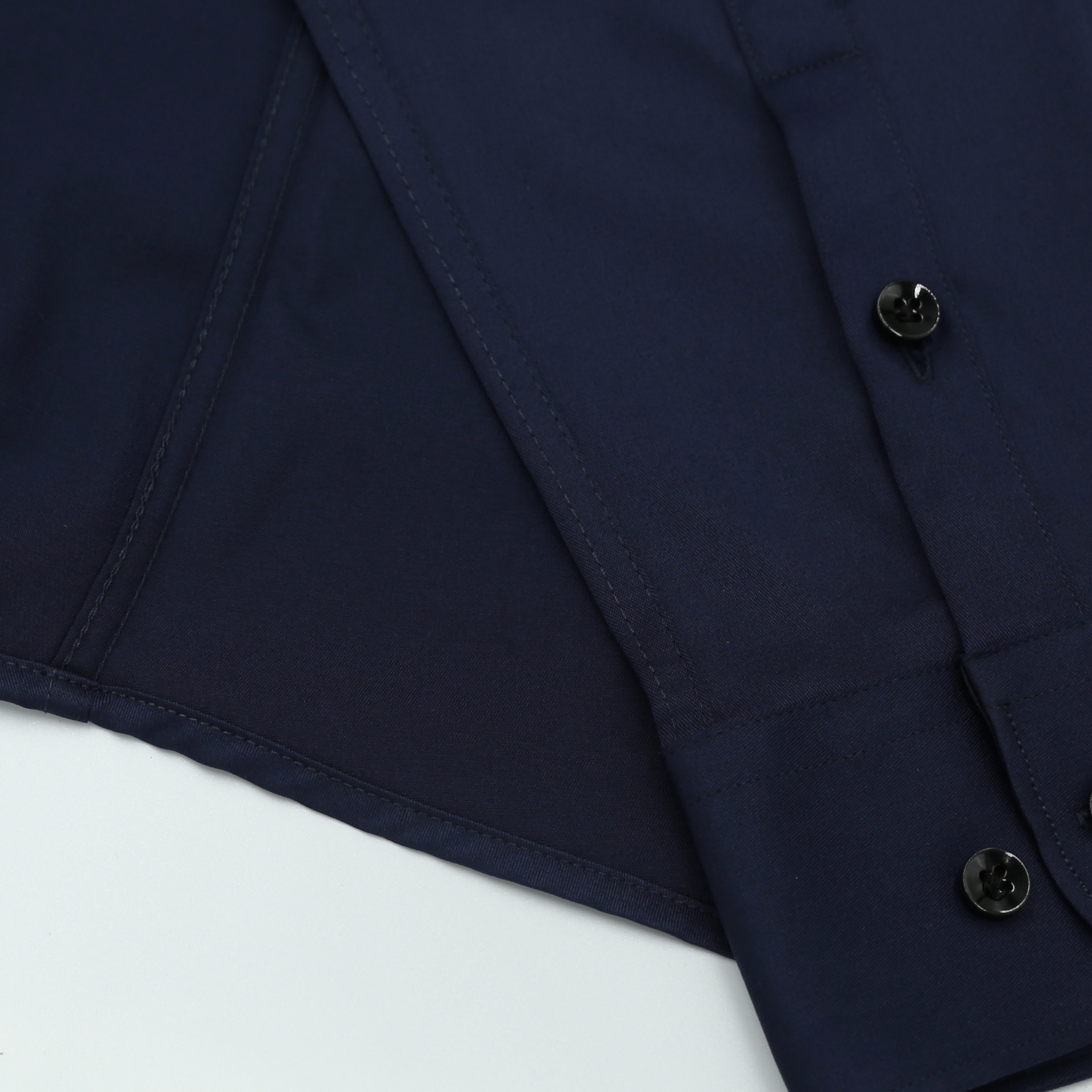 เสื้อเชิ้ตสีกรม Navy Shirt (Standard Collar)