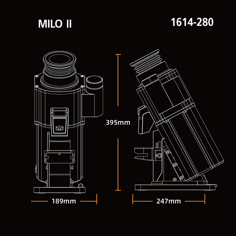 APRESSO x MILO II Coffee Grinder with 64MM Burrs
