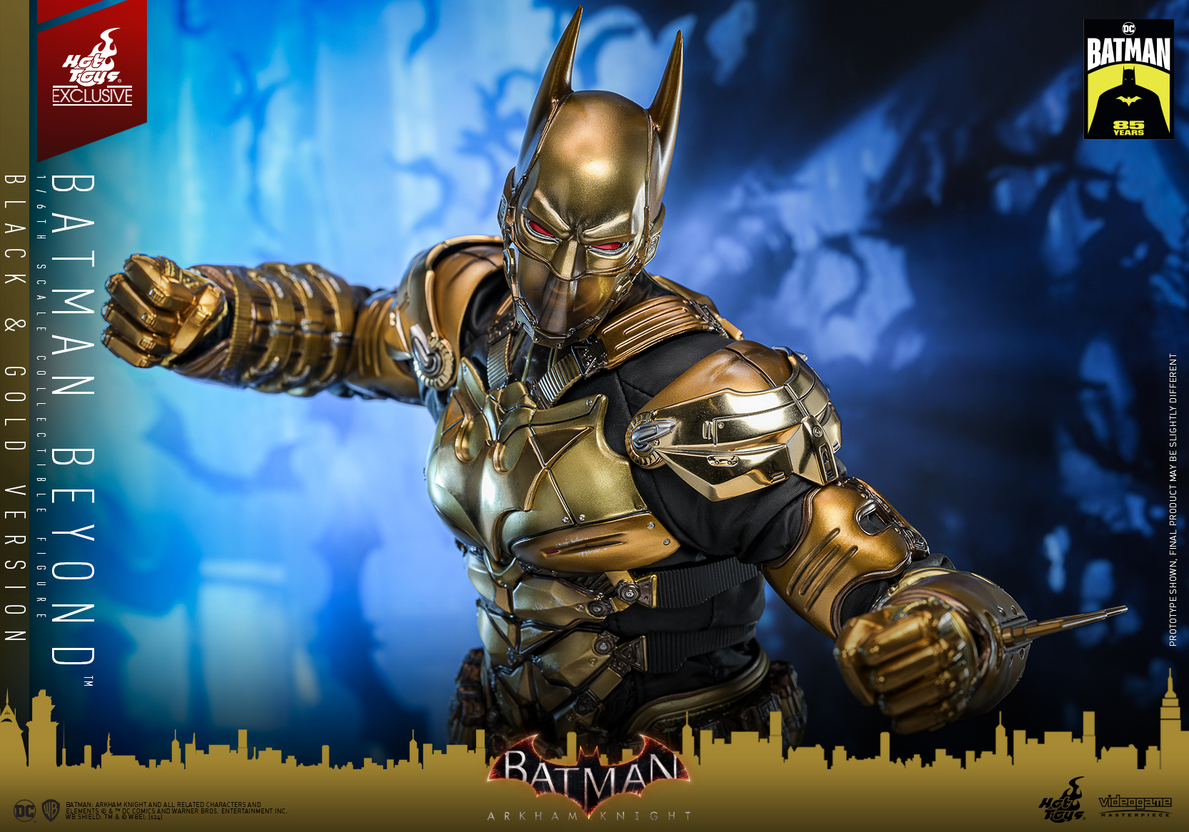 Hot Toys VGM64 Batman: Arkham Knight - Batman Beyond (Black & Gold Version) [Hot Toys Exclusive]