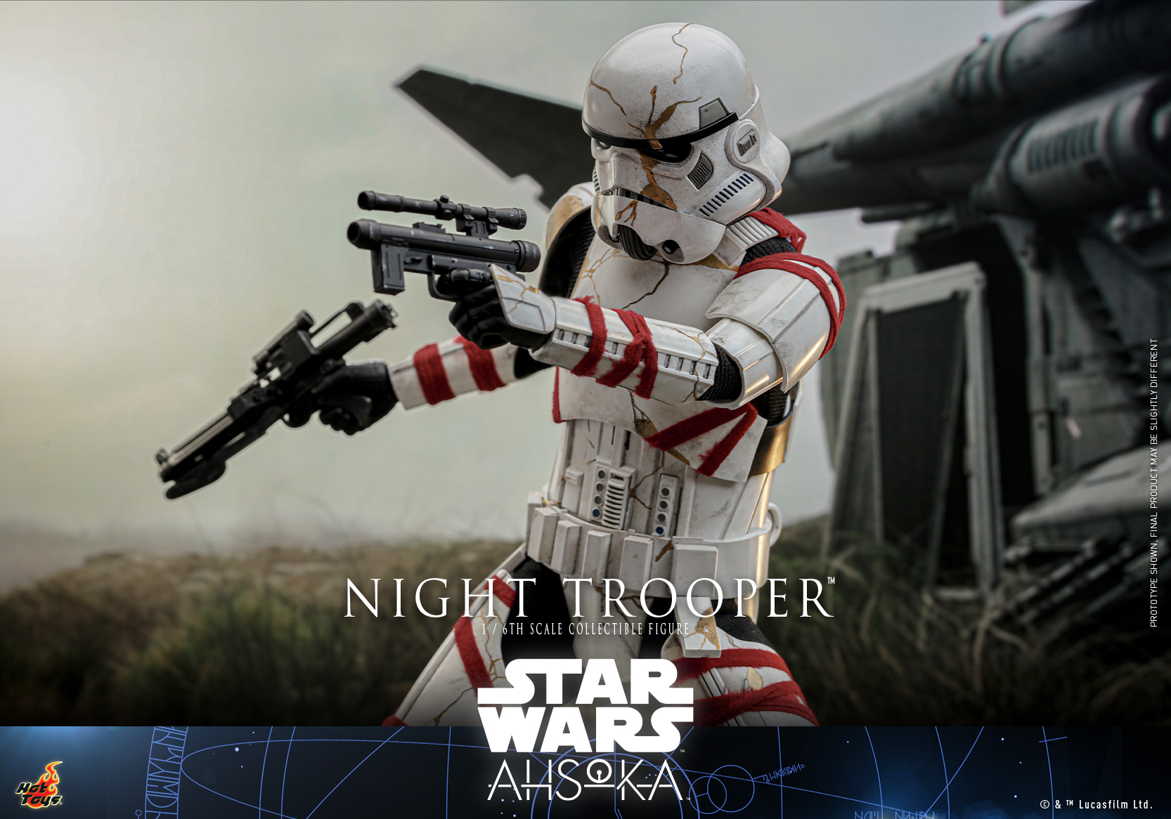 Hot Toys TMS121 1/6 Star Wars: Ahsoka™ - Night Trooper™