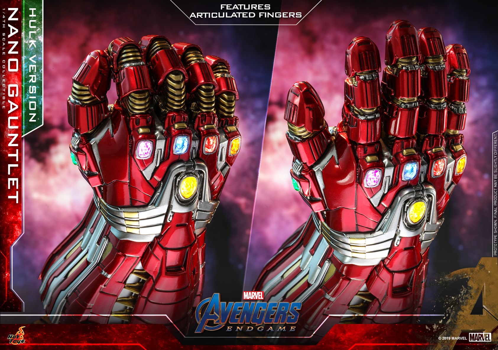 Hot Toys ACS009 1/4 Avengers: Endgame - Nano Gauntlet (Hulk Version)