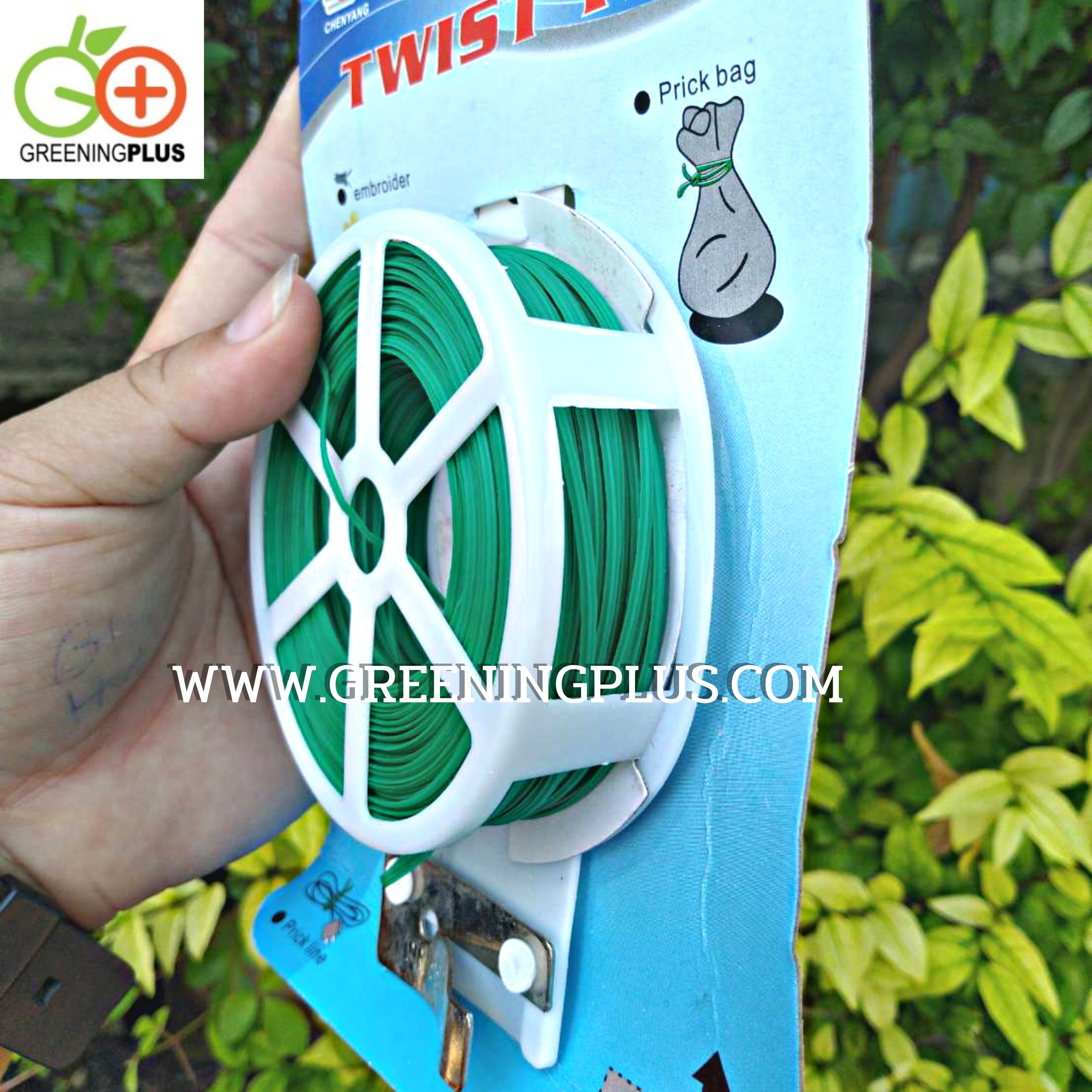 ลวดเขียวดัดอเนกประสงค์ (TWIST TIE) 50 เมตร/ม้วน