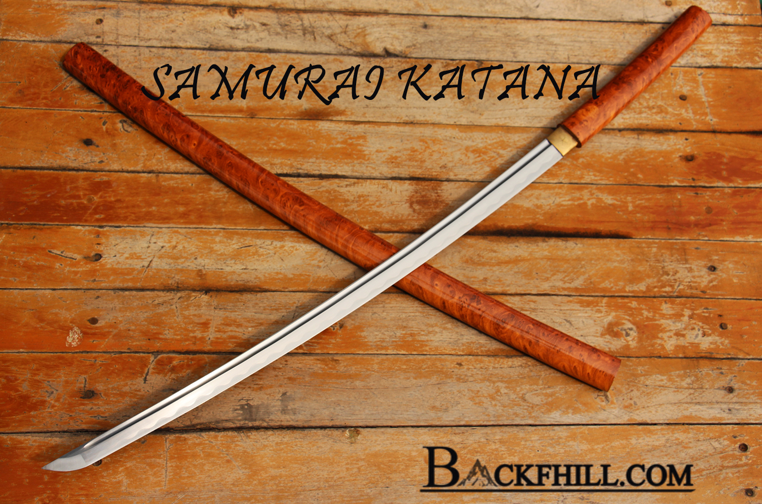 ดาบคาตานะ ดาบซามูไร KAWASHIMA STEEL. ขนาดความยาวรวม 40 นิ้ว