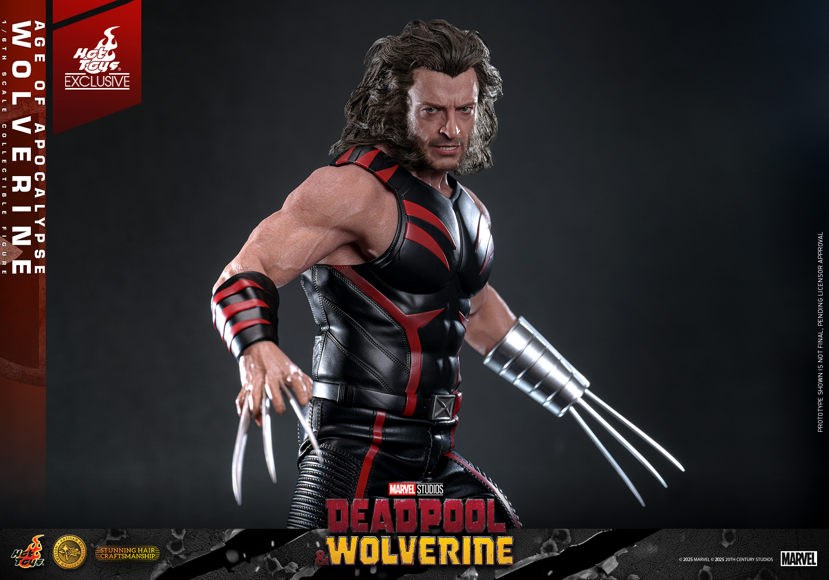 Hot Toys MMS819AE Deadpool & Wolverine - Age of Apocalypse Wolverine (Artisan Edition) [Hot Toys Exclusive]