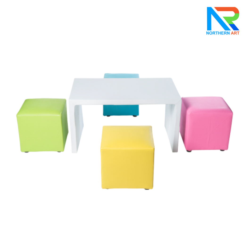 เช่าชุดโต๊ะทรงตัว U หุ้มหนังทั้งตัว พร้อมเก้าอี้ 4 ตัว (เก้าอี้มีหลายแบบให้เลือก)