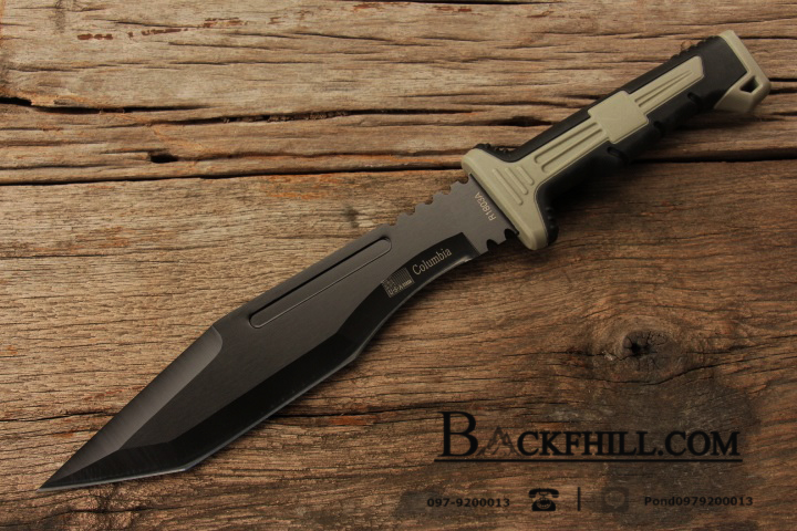 มีดทรงหัวตัด COLUMBIA รุ่น 1038A ยาว 16 นิ้ว พร้อมซองมีดไนลอน