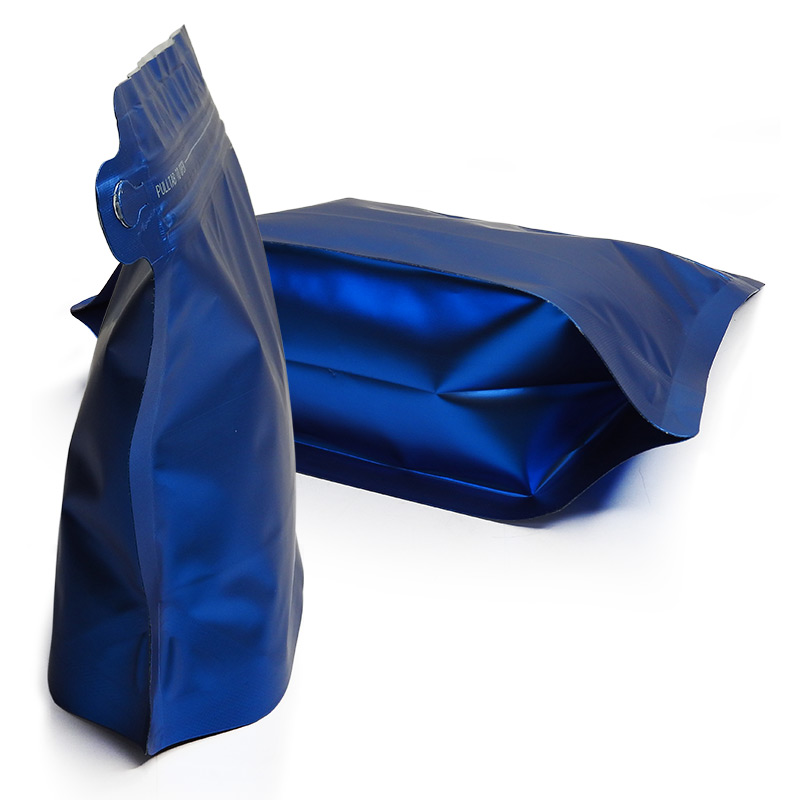 Foil bag, Diamond Series coffee bag 250g, without valve, with zip lock, bottom stand (50PCS Per Pack)