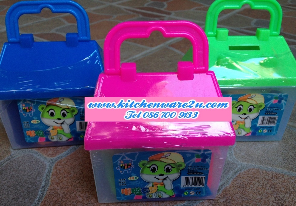 P01339 ดินน้ำมันกล่อง ของเล่น ราคาส่งต่อ 1 โหล 12 ชุด ขายส่งทุกอย่าง 20 บาท