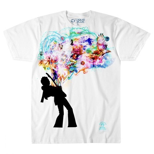 🇺🇸[PREORDER] เสื้อวง JIMI HENDRIX T-SHIRT รวมลายสุดฮิต ลิขสิทธิ์แท้ LIQUID BLUE จาก USA