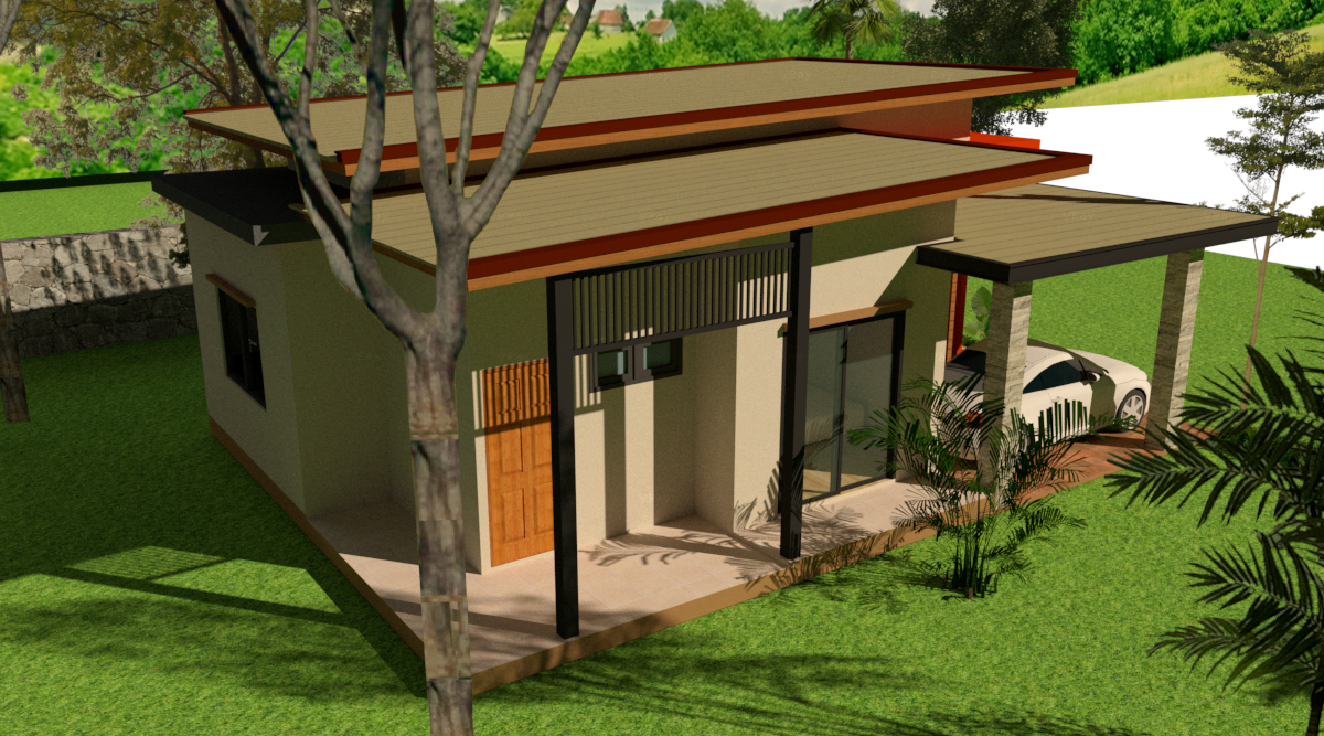 แบบบ้านโมเดิร์น ชั้นเดียว N1-02