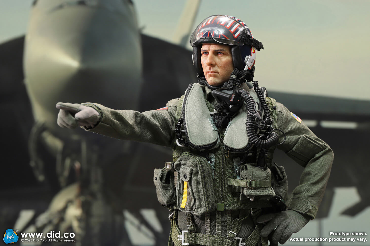 DID MA80170 1/6 The US Navy Fighter Weapons School Instructor F/A-18E Pilot – Captain Mitchell
