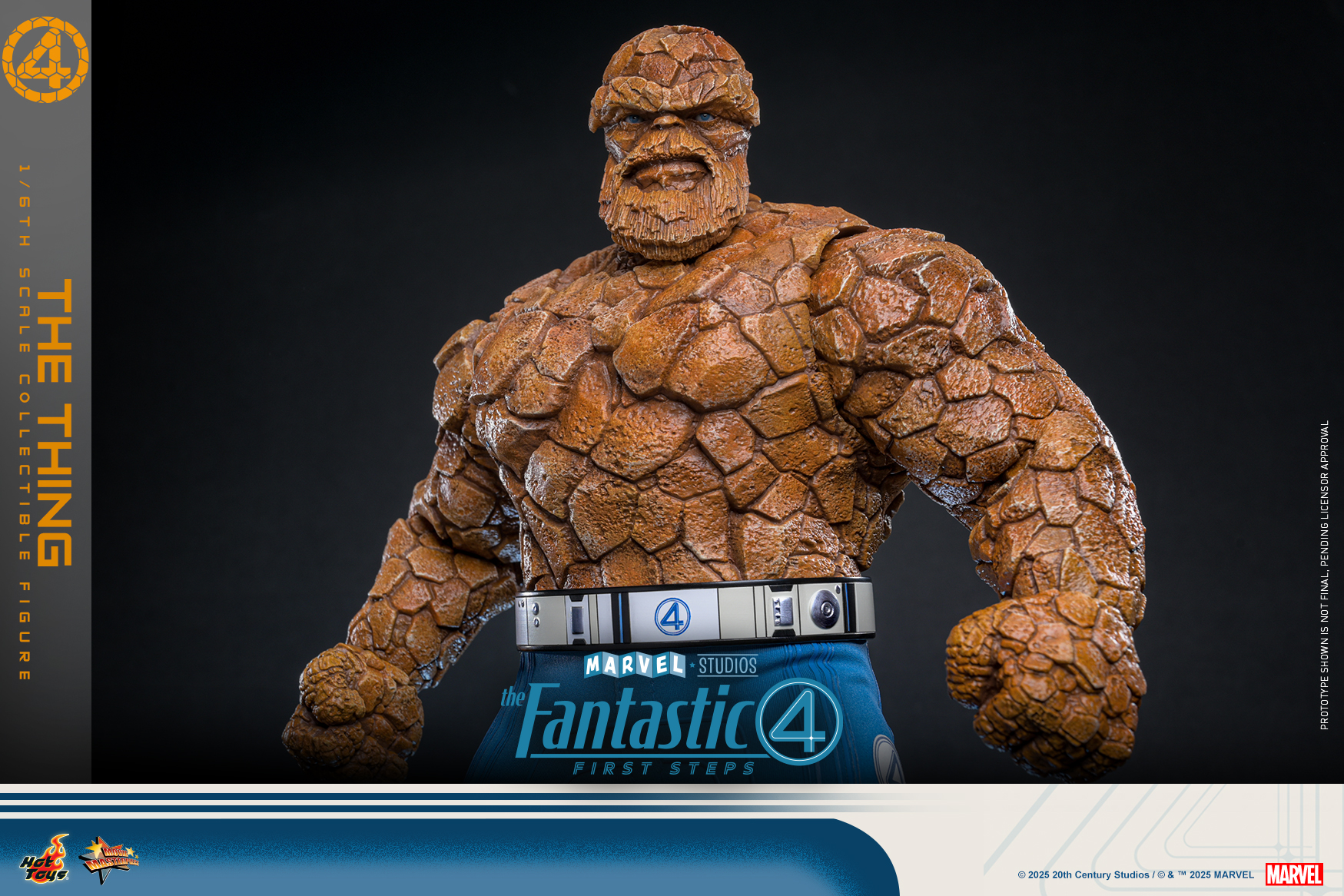 25/08/2568 Hot Toys MMS813 The Fantastic Four: First Steps - The Thing