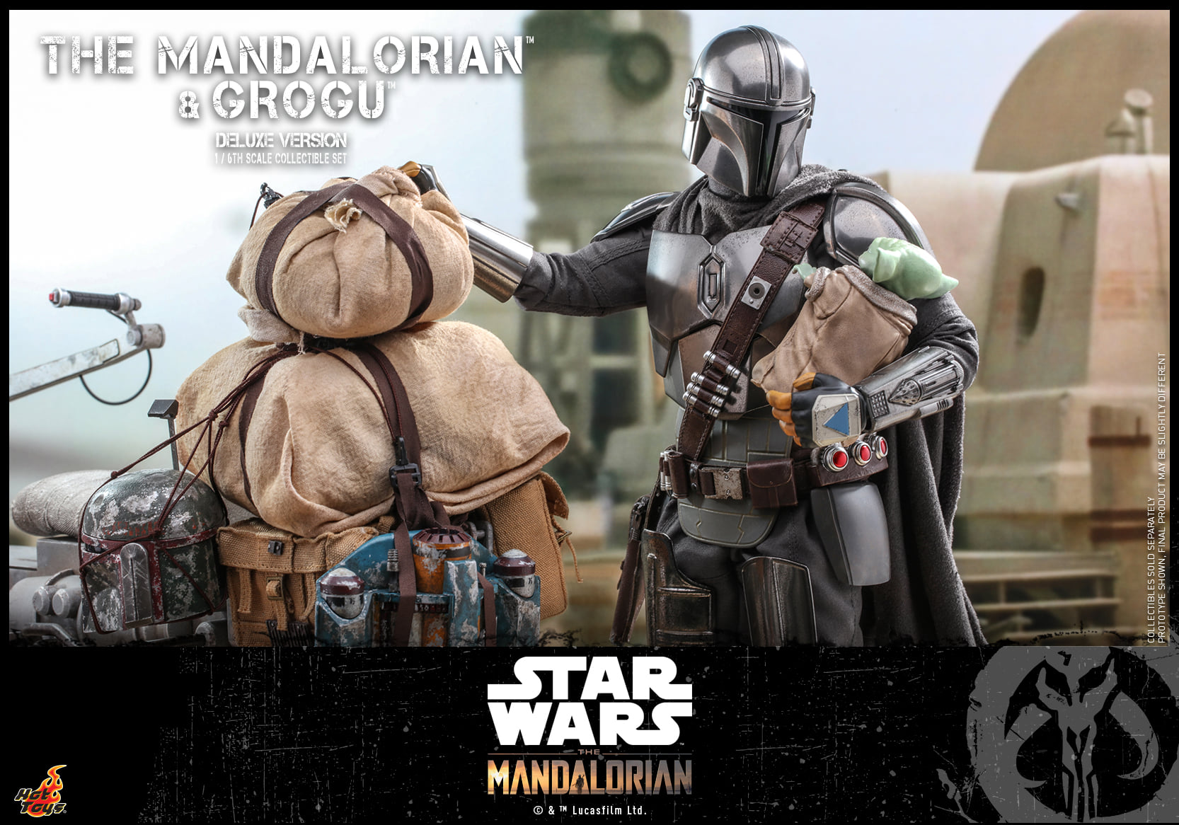 Hot Toys TMS052 1/6 Star Wars: The Mandalorian™ - The Mandalorian™ and Grogu™ (Deluxe Version)