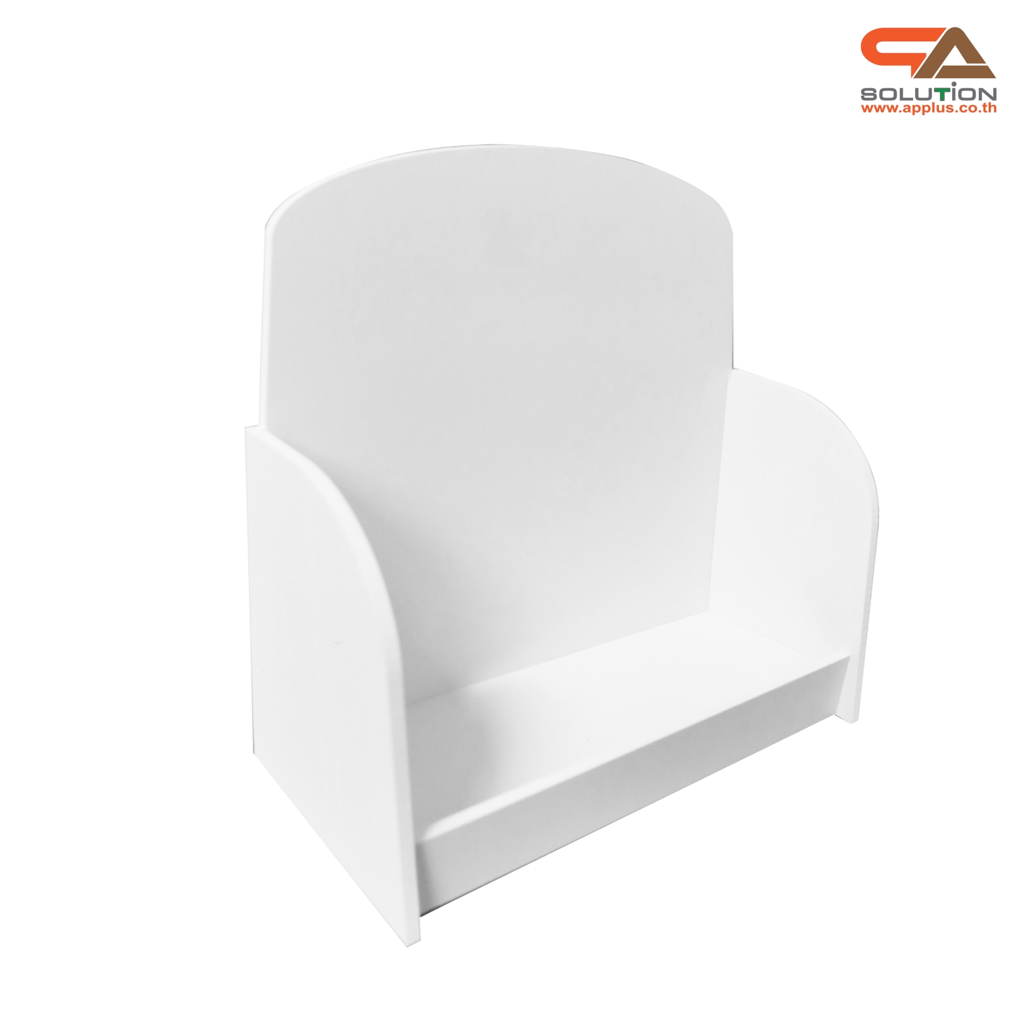 ชั้นวางสินค้าตั้งโต๊ะ TB-19 ขนาด (W) 23 x (D) 12 x (H) 25 cm. วัสดุพลาสวูดหนา 5 มม.