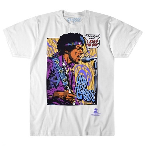 🇺🇸[PREORDER] เสื้อวง JIMI HENDRIX T-SHIRT รวมลายสุดฮิต ลิขสิทธิ์แท้ LIQUID BLUE จาก USA