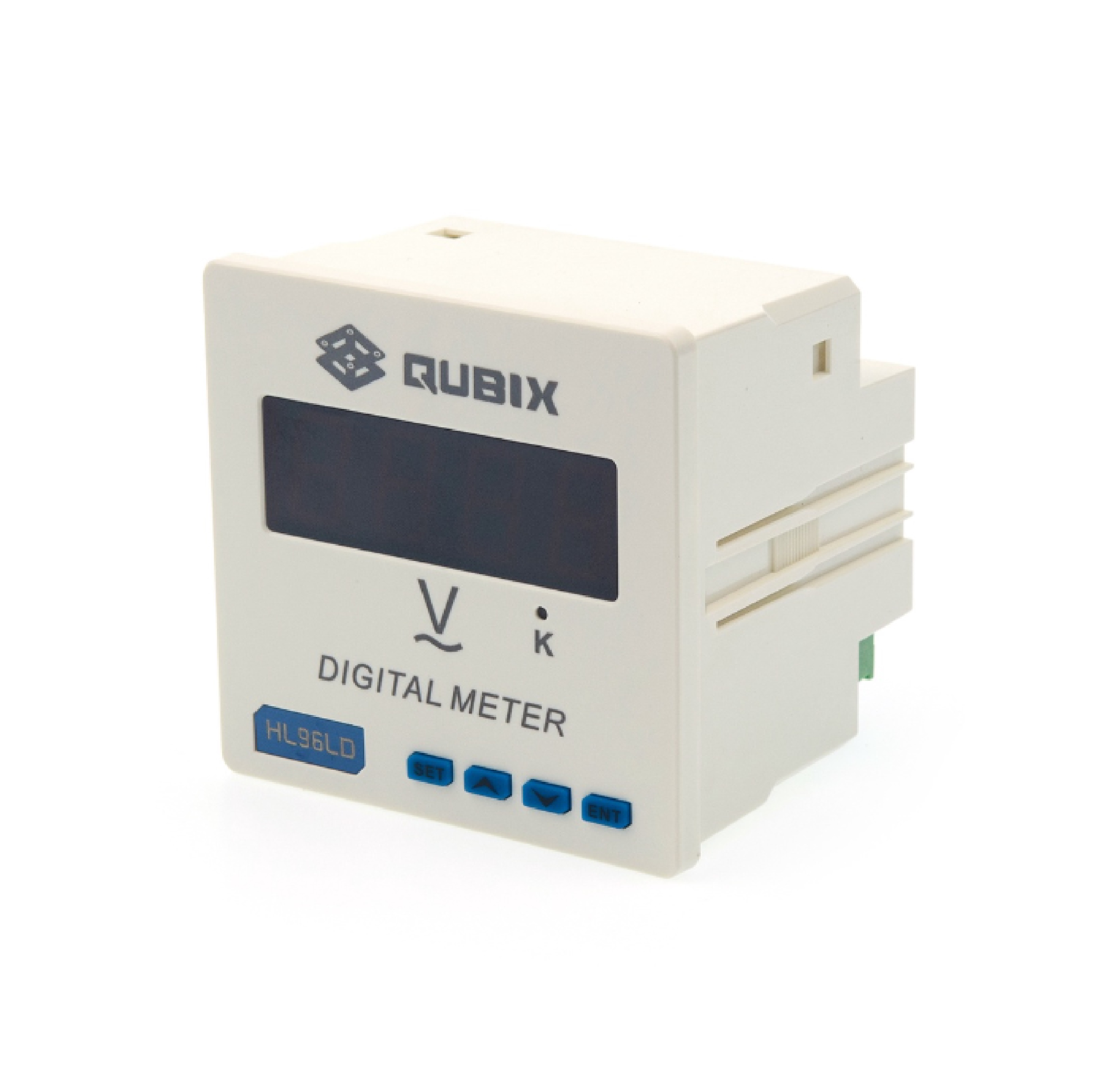 Qubix ดิจิตอลแอมป์มิเตอร์ รุ่น HL-96LD-A 5-9995/5A 220V 96x96 class 0.5