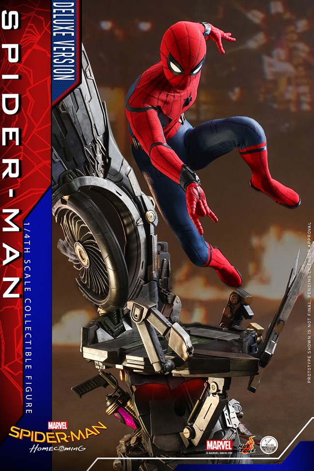 Hot Toys QS015 Spider-Man: Homecoming 1/4 Spider-Man (Deluxe Version)