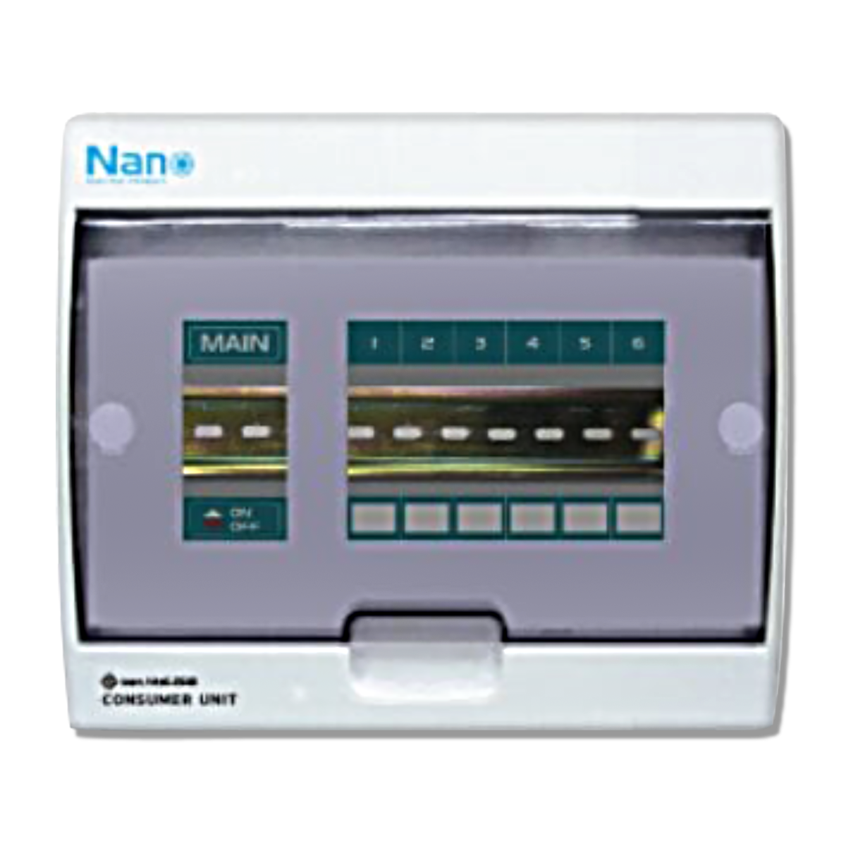NANO ตู้คอนซูมเมอร์ยูนิต เมน + 6 ช่อง (ตู้เปล่า) รุ่น CU06