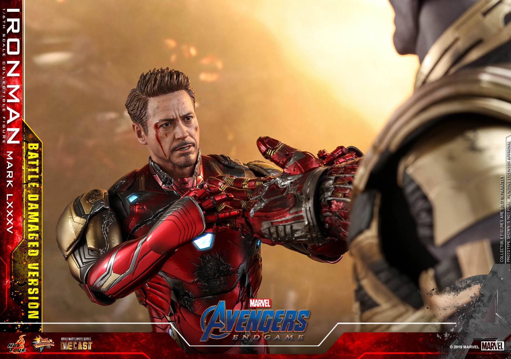 Hot Toys MMS543D33 Avengers: Endgame - Iron Man Mark LXXXV (Battle Damaged Version)