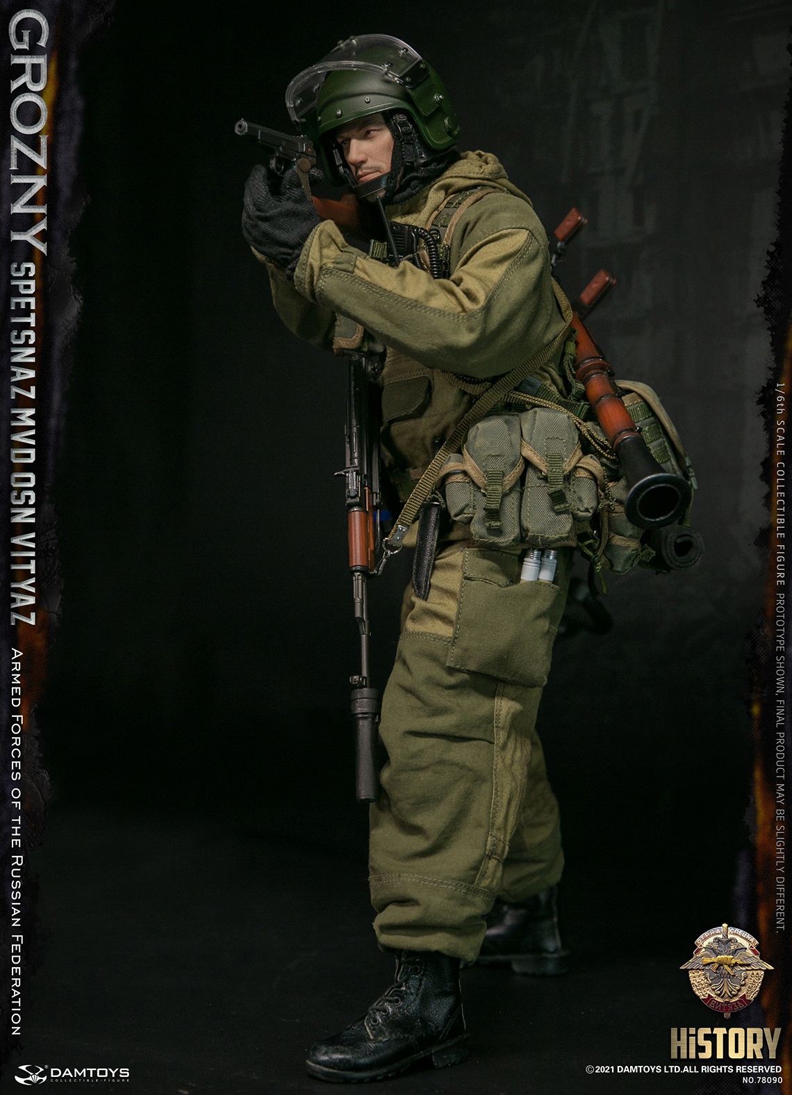 DAMTOYS 78090 1/6 SPETSNAZ MVD OSN VITYAZ - GROZNY