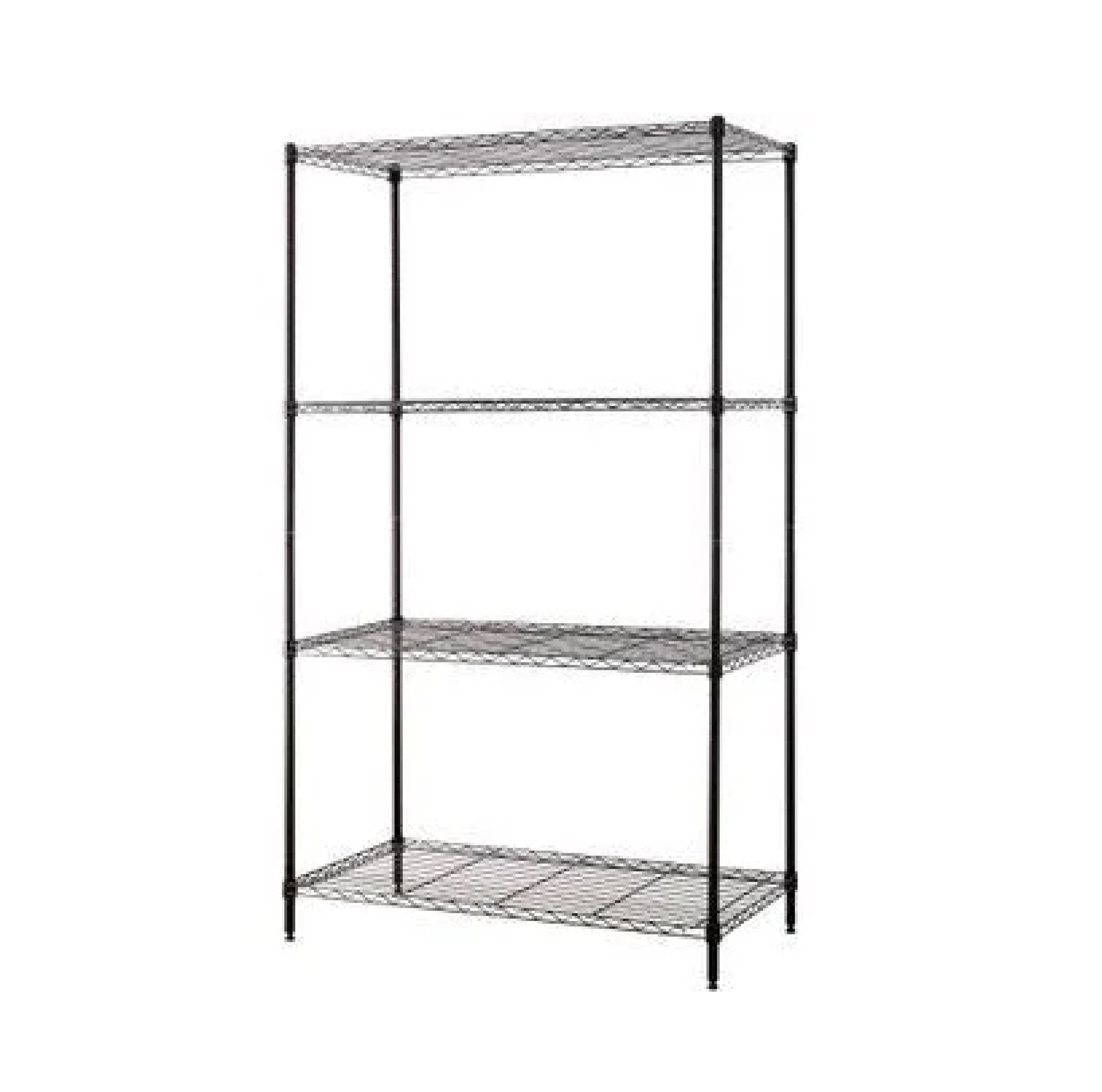 ชั้นตะแกรงเหล็กอเนกประสงค์ 4 ชั้น Rocky KASSA HOME รุ่น A1932-MBK ขนาด 90 x 45 x 160 ซม. สีดำ