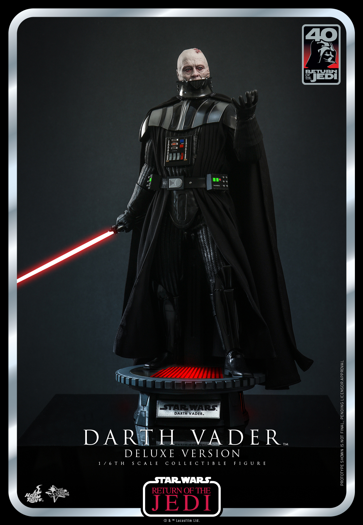 Hot Toys MMS700 1/6 Star Wars Episode VI: Return of the Jedi ™ - Darth Vader™ (Deluxe Version)