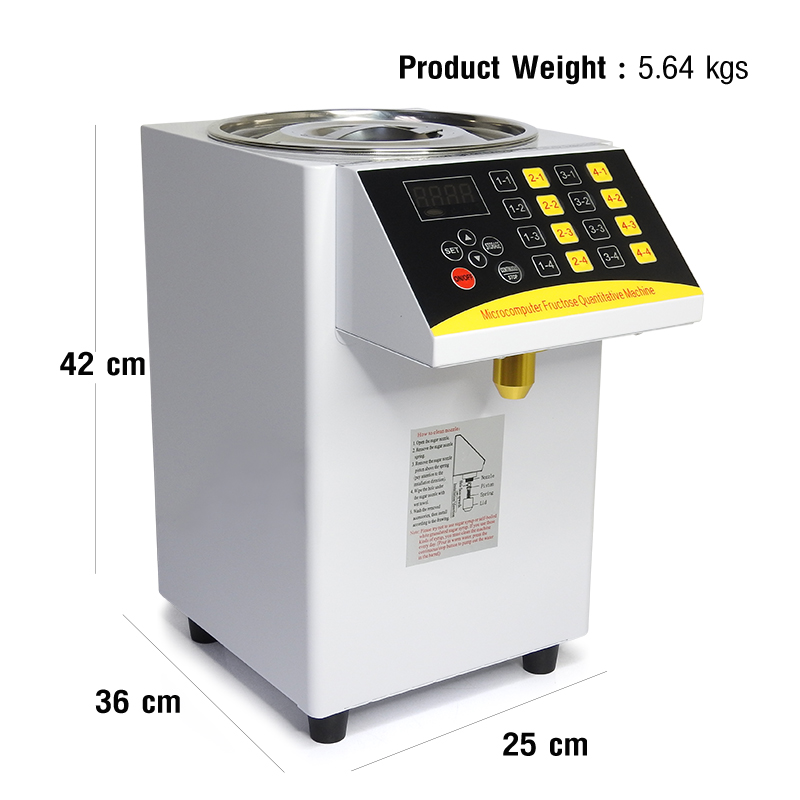 เครื่องจ่ายน้ำเชื่อมอัตโนมัติ 1 หัวจ่าย
