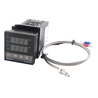 เครื่องควบคุมอุณหภูมิอุตสาหกรรม แบบPID เครื่องซีล RKC REX-C100 Relay